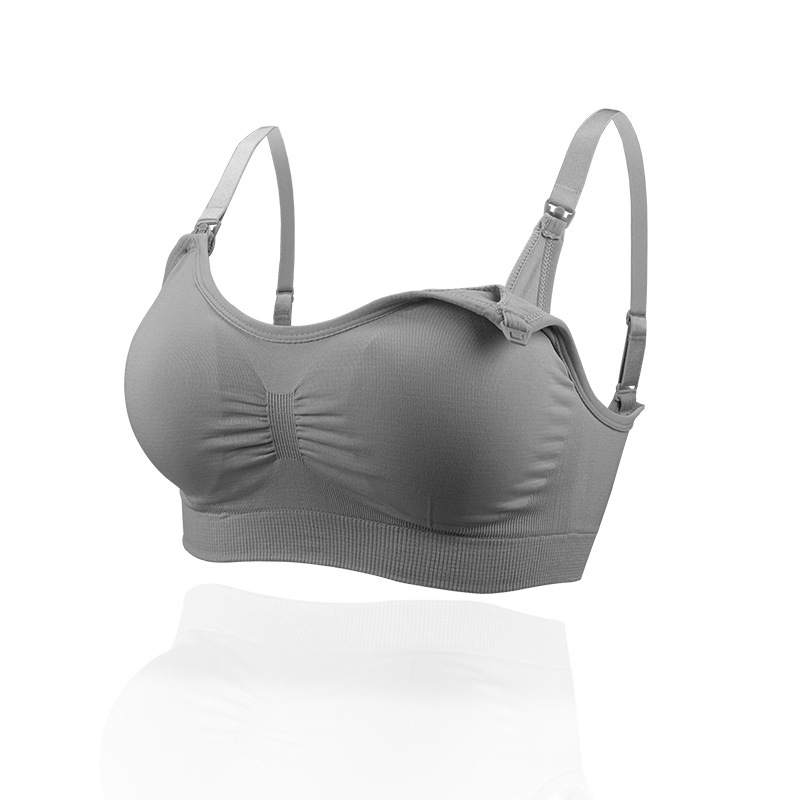 Front Button Seamless Nursing Bra Push Up Thin - Image 4