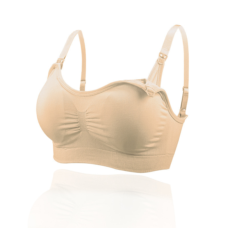 Front Button Seamless Nursing Bra Push Up Thin - Image 6