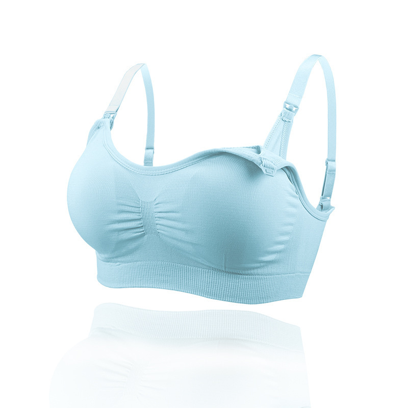 Front Button Seamless Nursing Bra Push Up Thin - Image 2