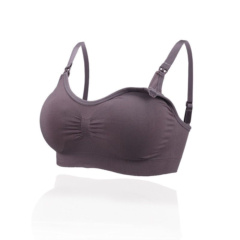 Front Button Seamless Nursing Bra Push Up Thin - Image 7