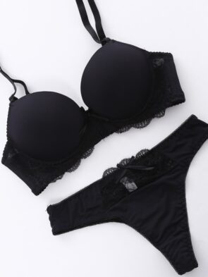 European And American Comfortable Push Up Bra Set