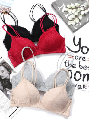 Cutout Lightweight Unwired Push Up Bra