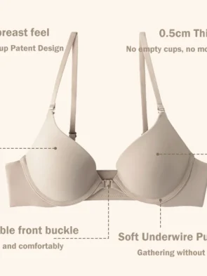 Wholesale Triangle Cup Comfort Revolution Front-Close Shaping Soft Underwire Push up Women Bras