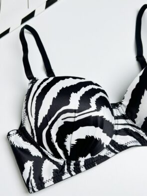 Sexy Zebra Push Up Women's Bra