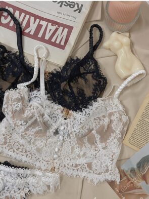 French Sexy Lace Lingerie Set
