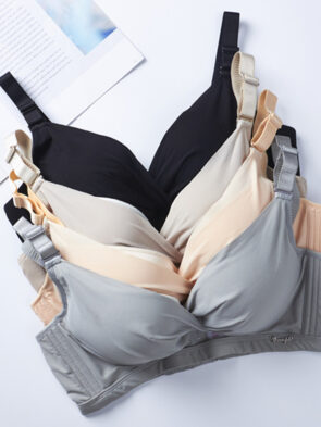 No trace and no steel ring small chest gather bra